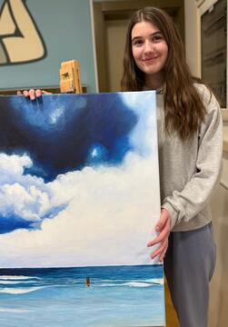 23 Učenci z izdelki